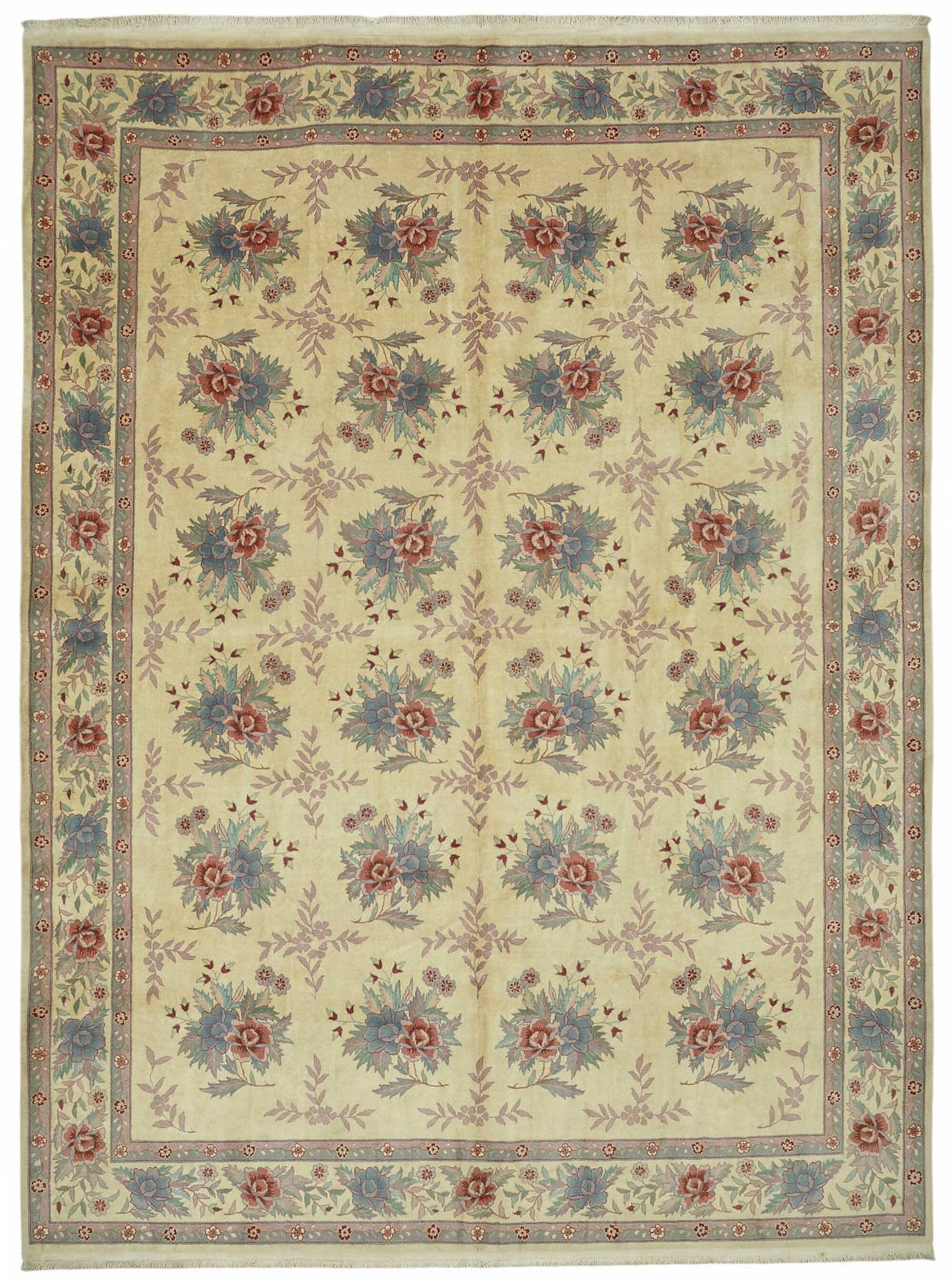 Turkish Handknotted Wool Oushak Rug 274 cm x 366 cm