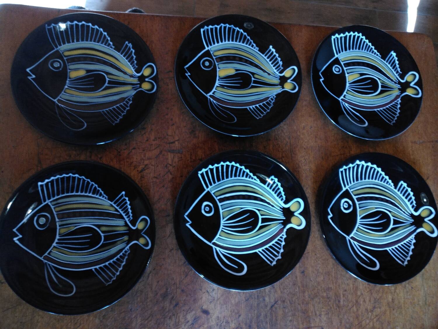 Robert Picault fish decor plates