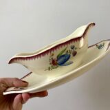 Saucière Villeroy & Boch La Louvière Belgian manufacture in Iron Earth early twentieth century