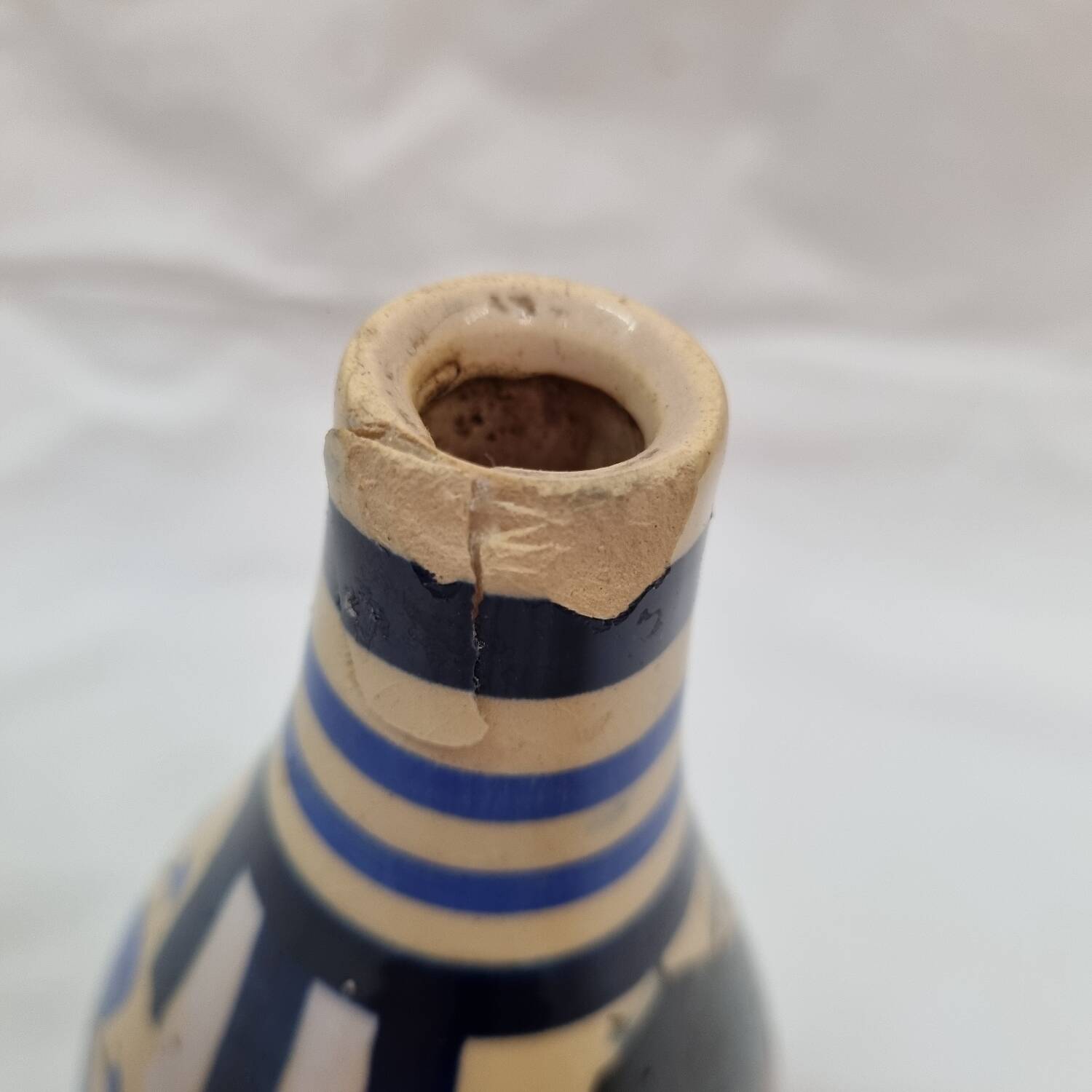 P.Fouillen vase, Henriot Quimper ceramic 1920