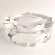 Monumental Czech Moser ashtray made of hand-cut crystal.