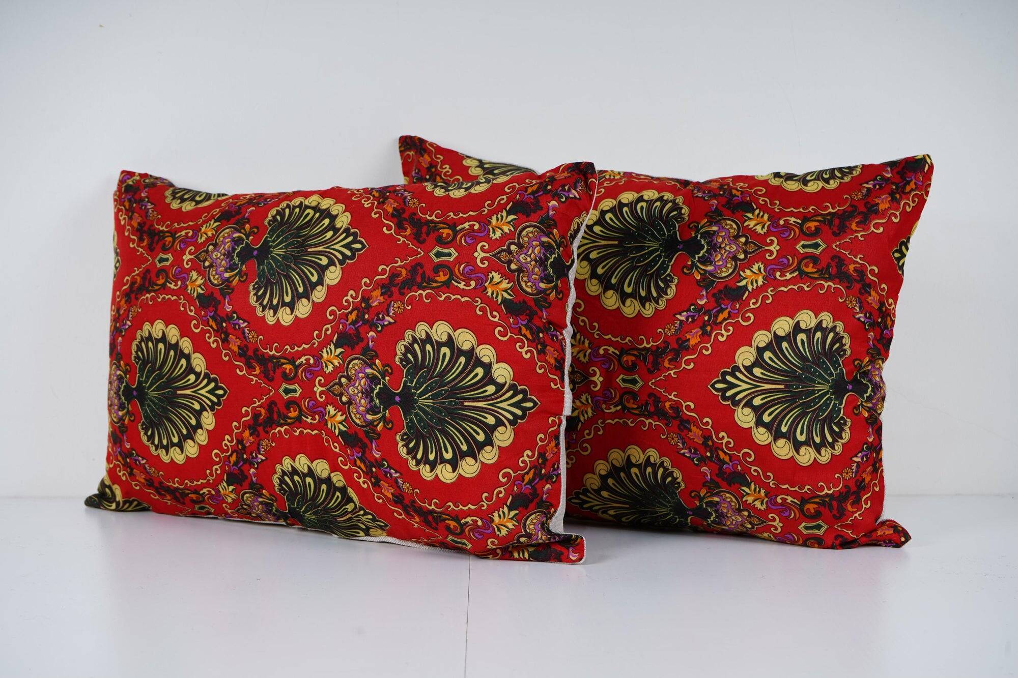 Set of 2 vintage Turkish cushion covers 41x56 cm