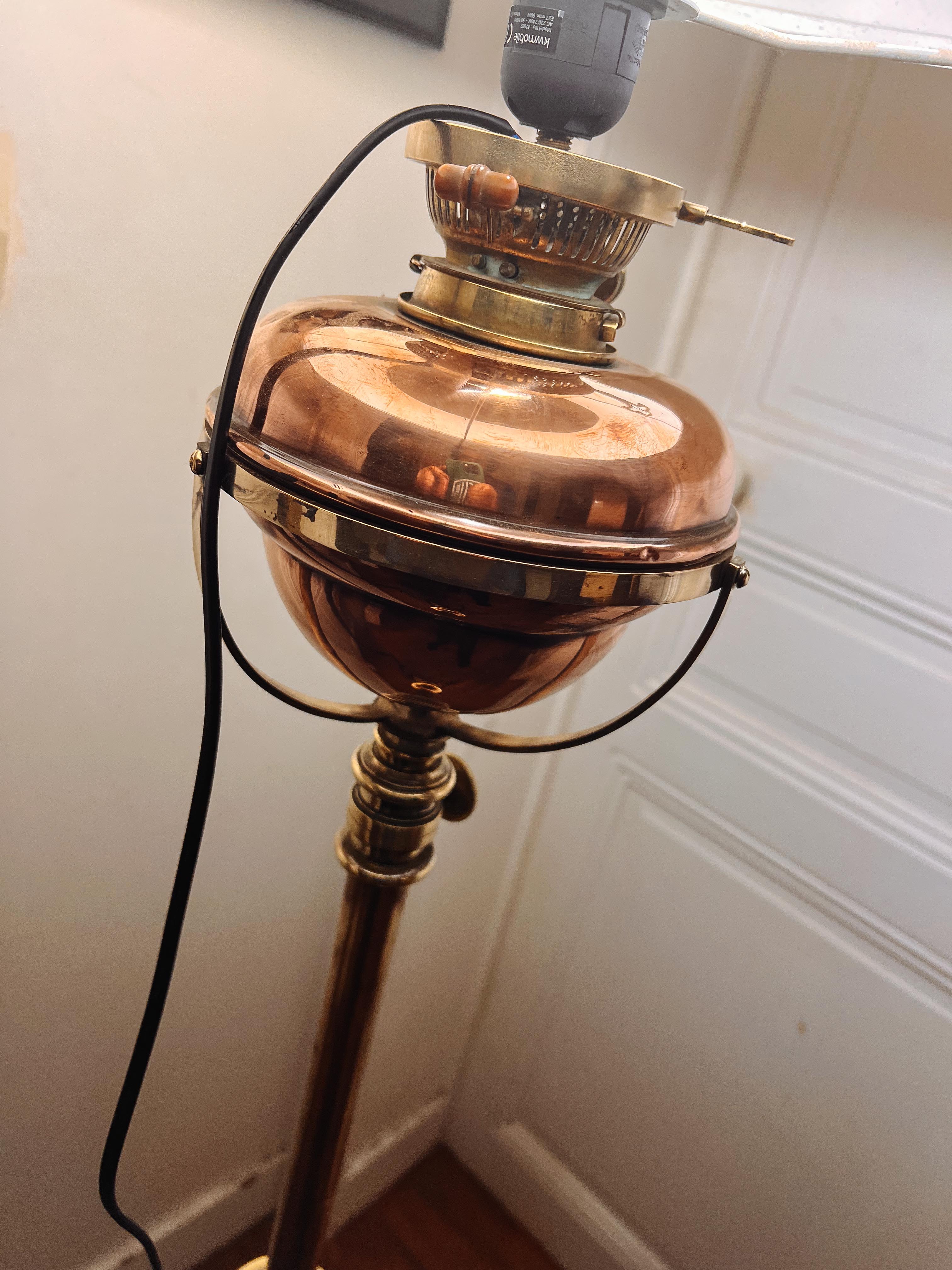 Art nouveau lamp Hinks's Boler N°2 duplex