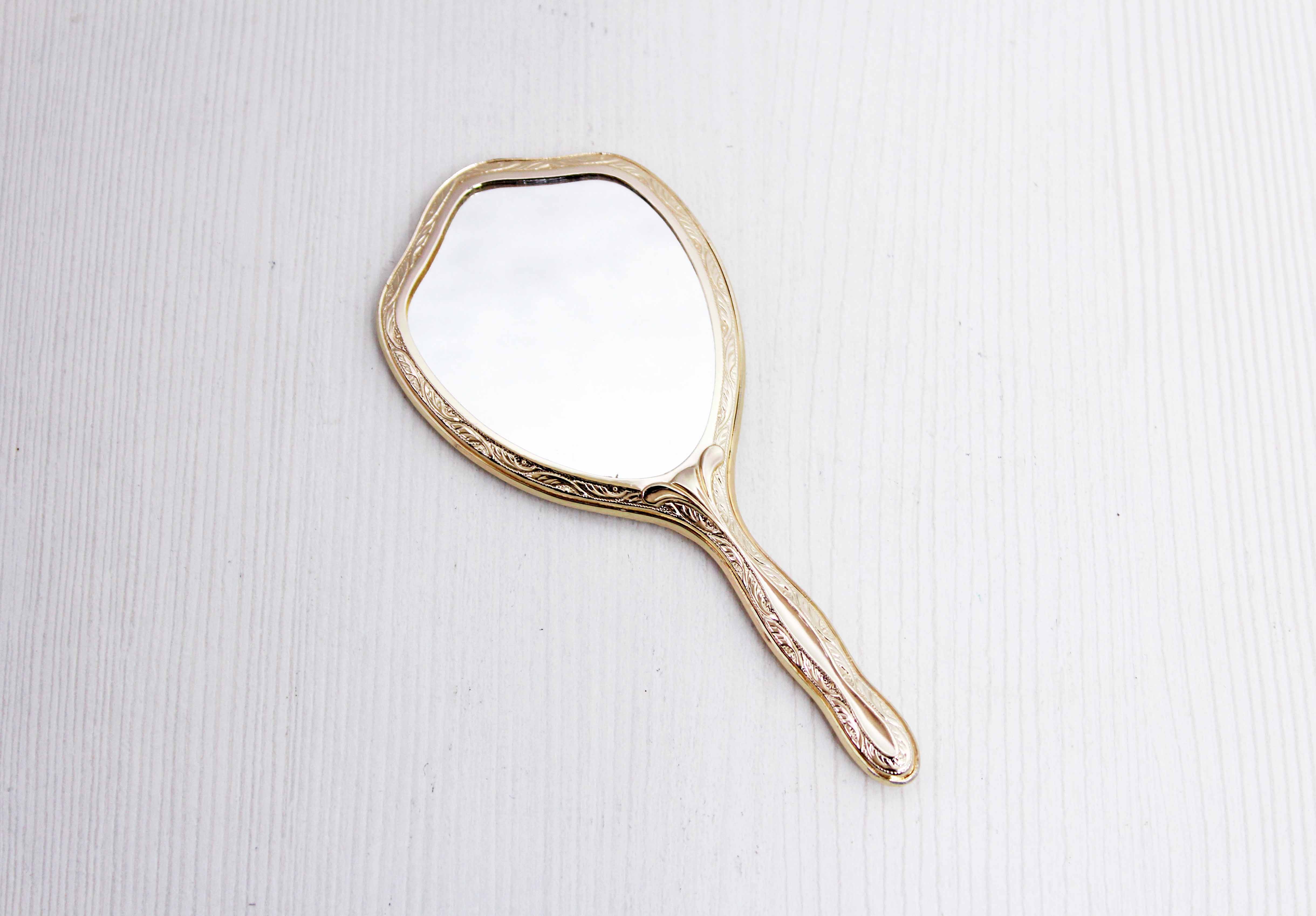 Vintage hand mirror