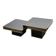 Modular coffee tables edition Cidue, by Willy Rizzo from the 1970s.