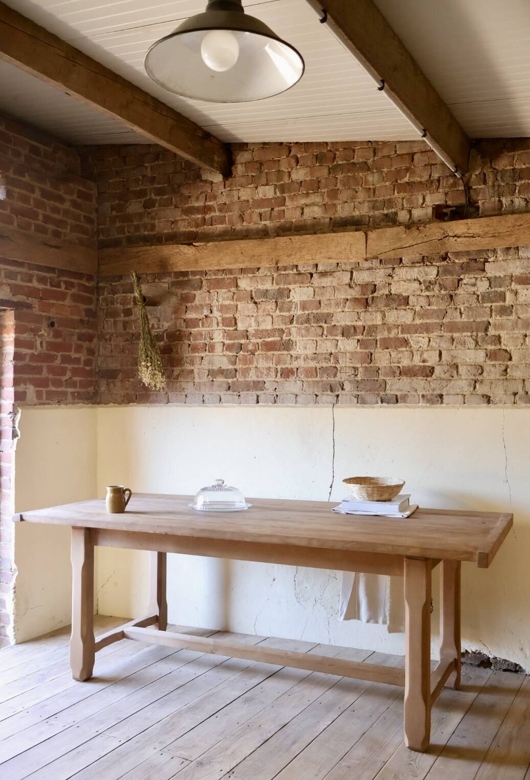 Large rustic farmhouse table