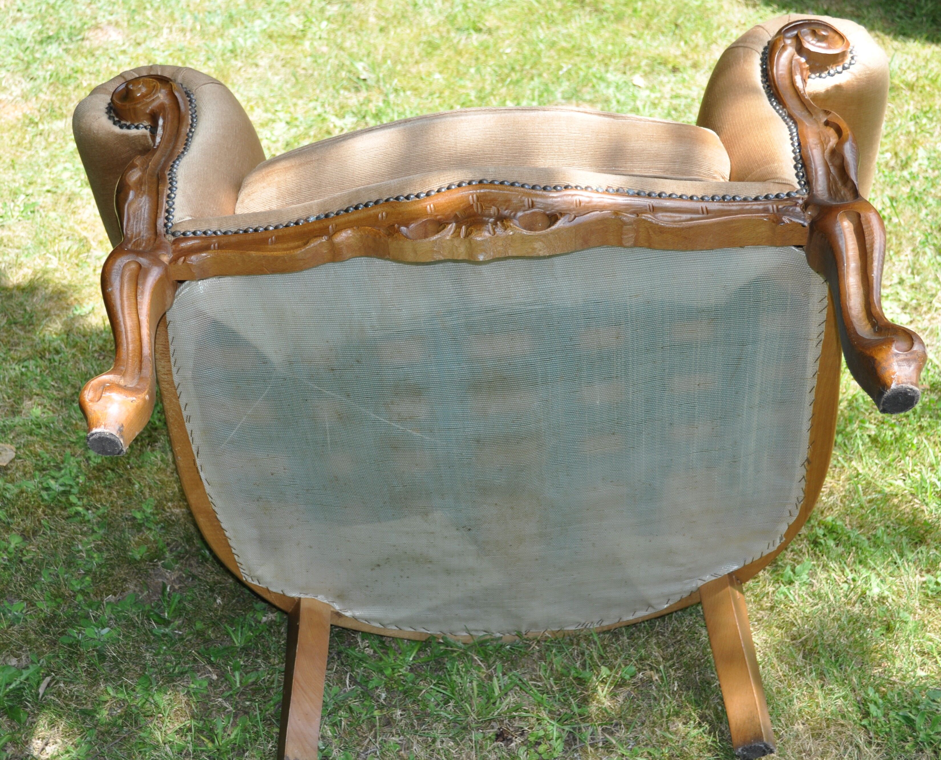 Big baroque armchair