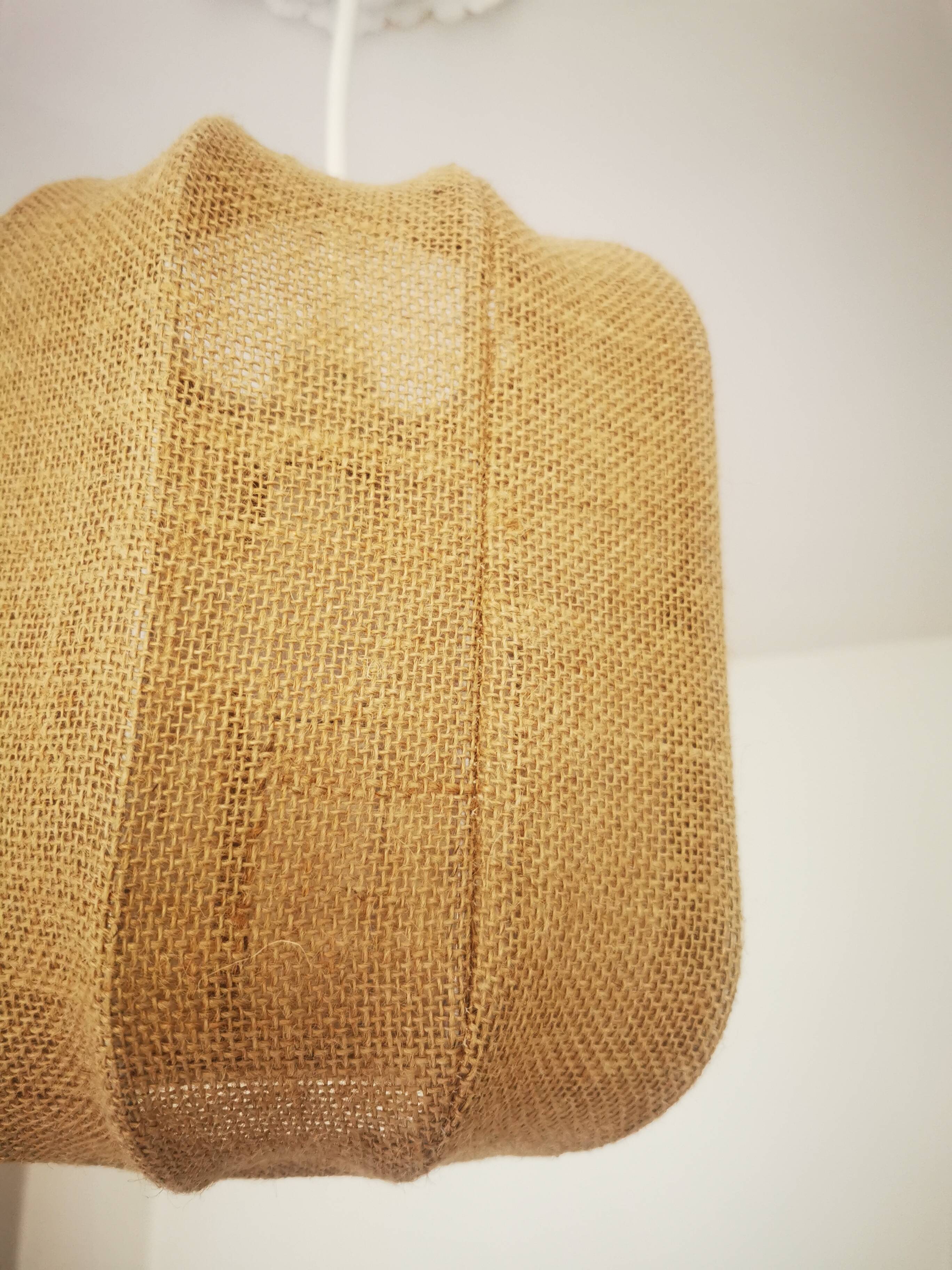 Jute pendant light