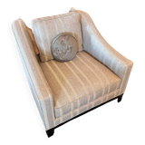 Large gray armchair