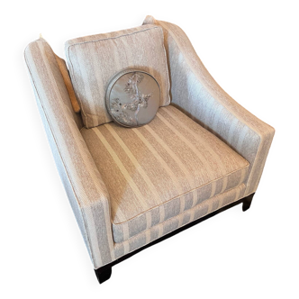 Fauteuil gris grand format