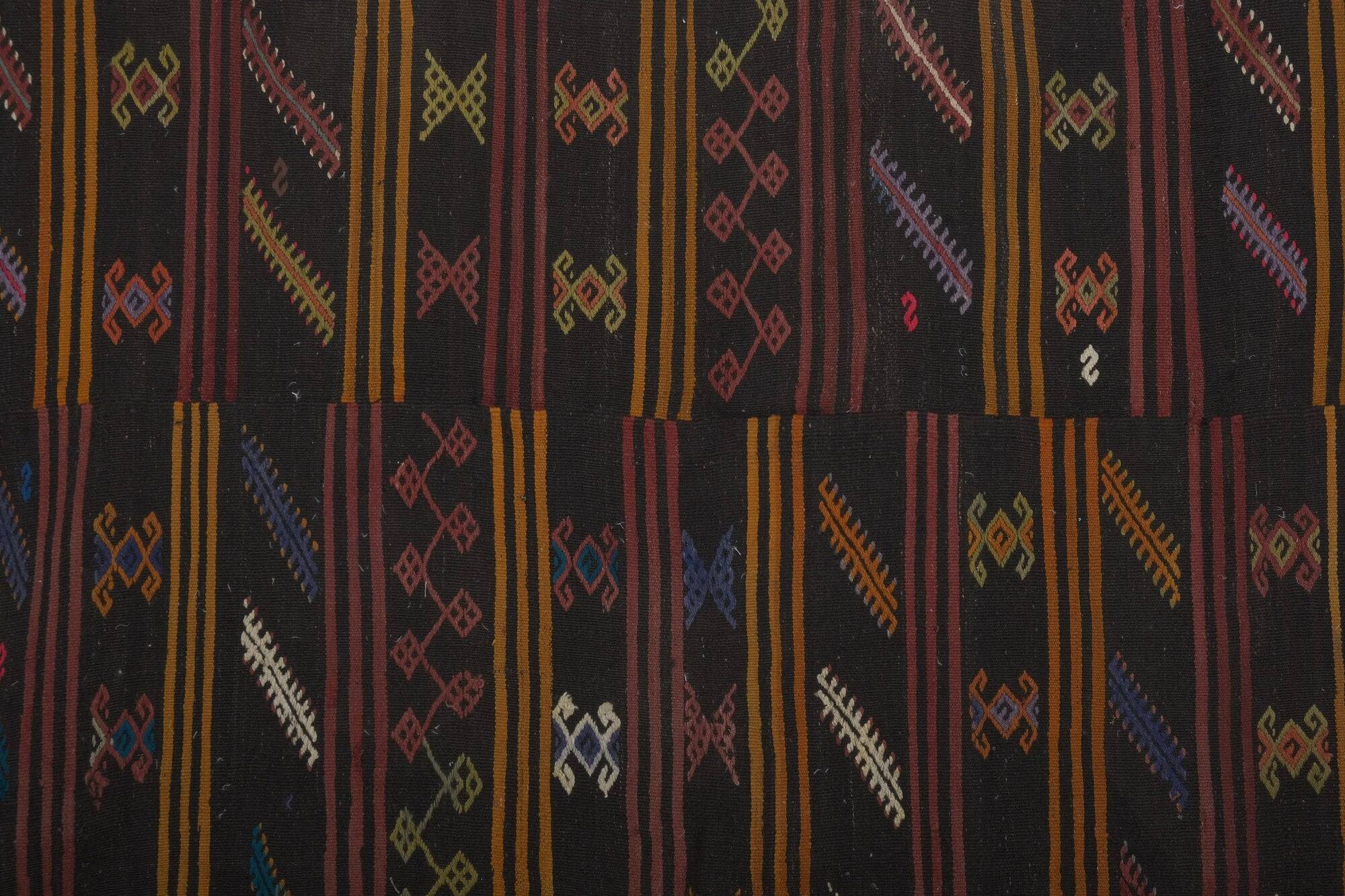 Tapis Kilim turc vintage tissé main