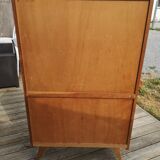 Secretary oak and rattan