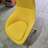 Herman Miller Naughtone Always Lounge Chair with Wooden Base