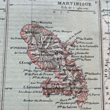 1907 - Map of the French Empire / French Colonies