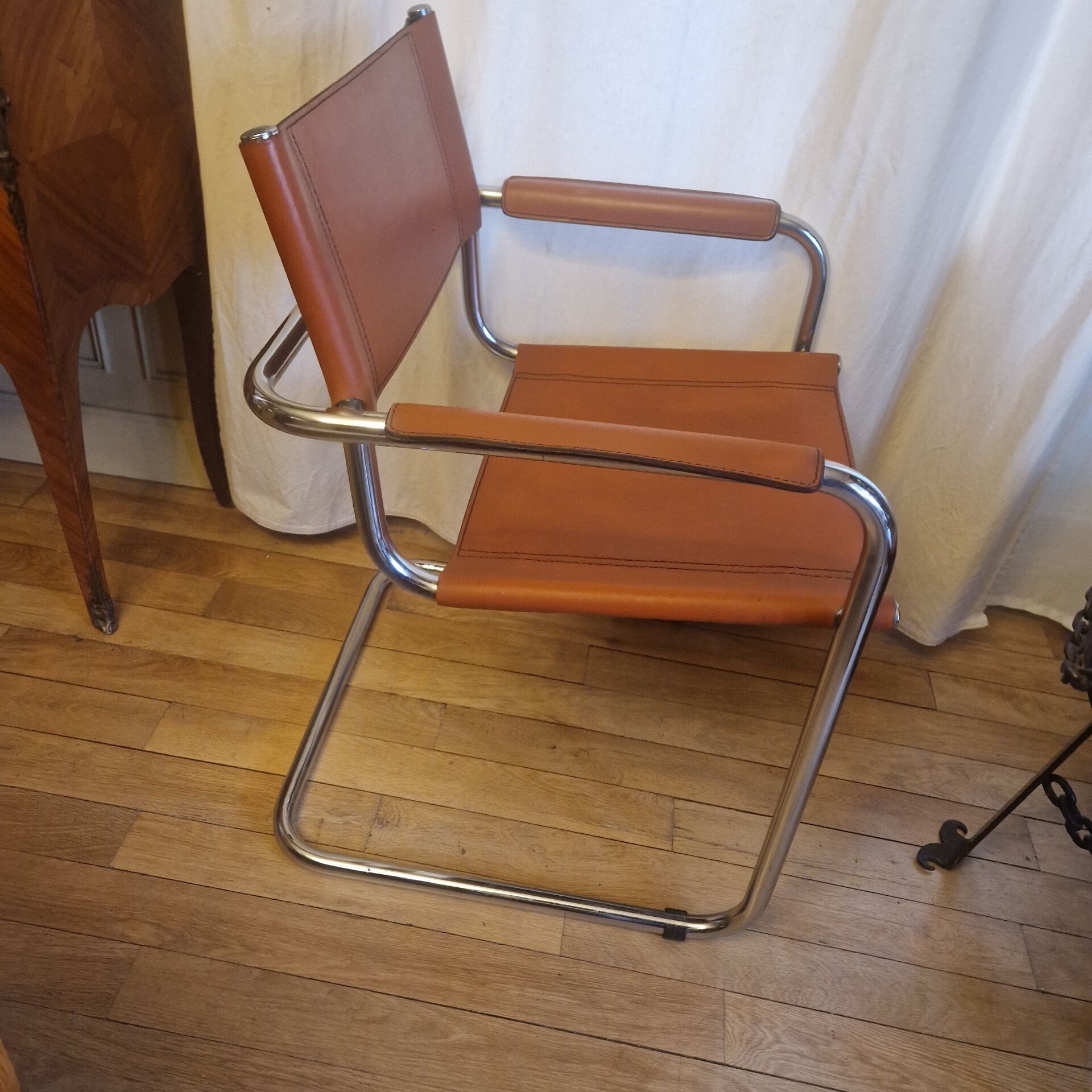Leather armchair