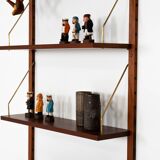 Teak modular shelving unit, Danish design, 1960s, made in Denmark