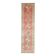 Vintage Turkish Hand-Knotted Wool Cotton Pink Runner Rug 92x364