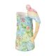 Vintage Parrot Carafe Water Jug Vase Ceramic 30cm