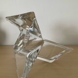 Vintage “Origami” crystal pocket emptier