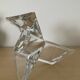 Vintage “Origami” crystal pocket emptier