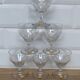 Set of 6 engraved wine glasses