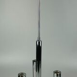 Lustre Spoutnik à 6 flammes des années 60 des années 70 par Hustadt Leuchten Allemagne