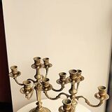 Pair of gilt bronze candlesticks