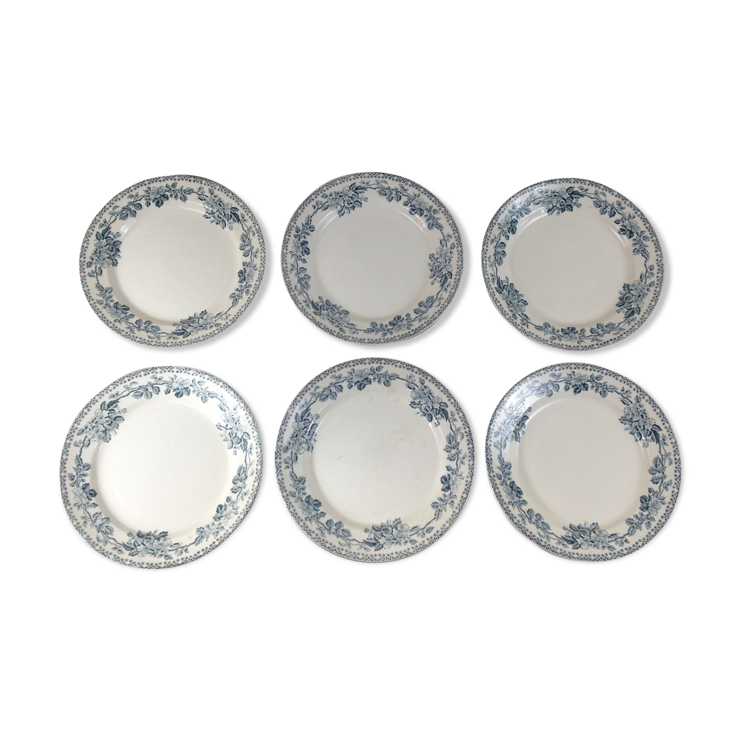 6 plates "land of iron" HBCM model Guadeloupe