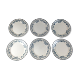 6 plates "land of iron" HBCM model Guadeloupe