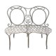 Old wrought iron bench