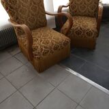 Pair of armchair art deco vintage 50 years