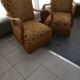 Paire de fauteuils art deco année 50 vintage