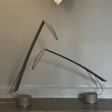 Pair of vintage Italian lamp Dove by Colombo and Barbaglia, 1980