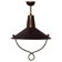 Modern brass ceiling light from the mid-century, 1950s, Italy.