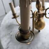Lustre hollandais en laiton 4 branches