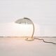 Vintage silver metal bauhaus desk lamp