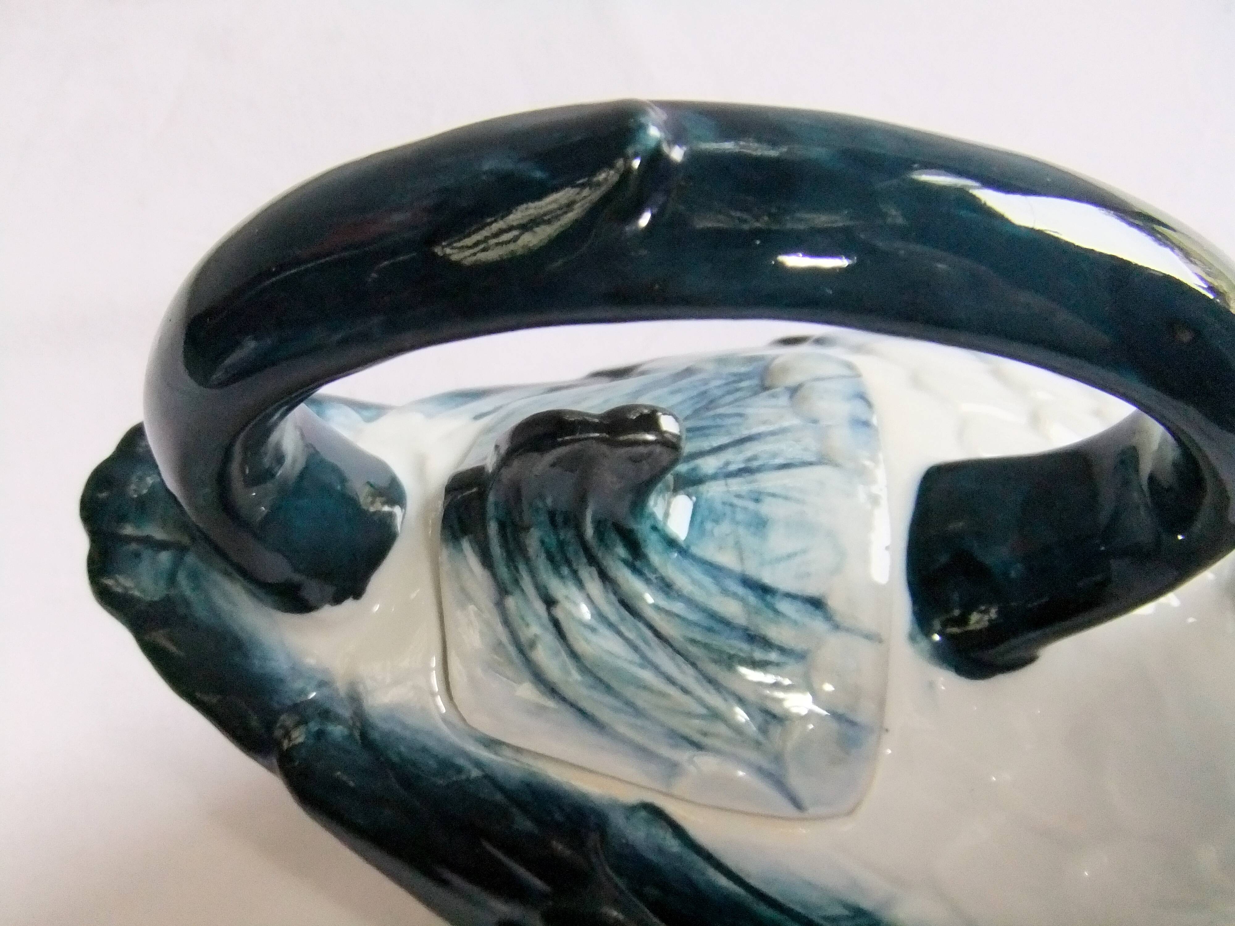 Pitcher teapot jug ceramic bird duck