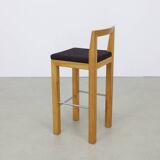 5x Bar Stool in Massive Wood by Göhring