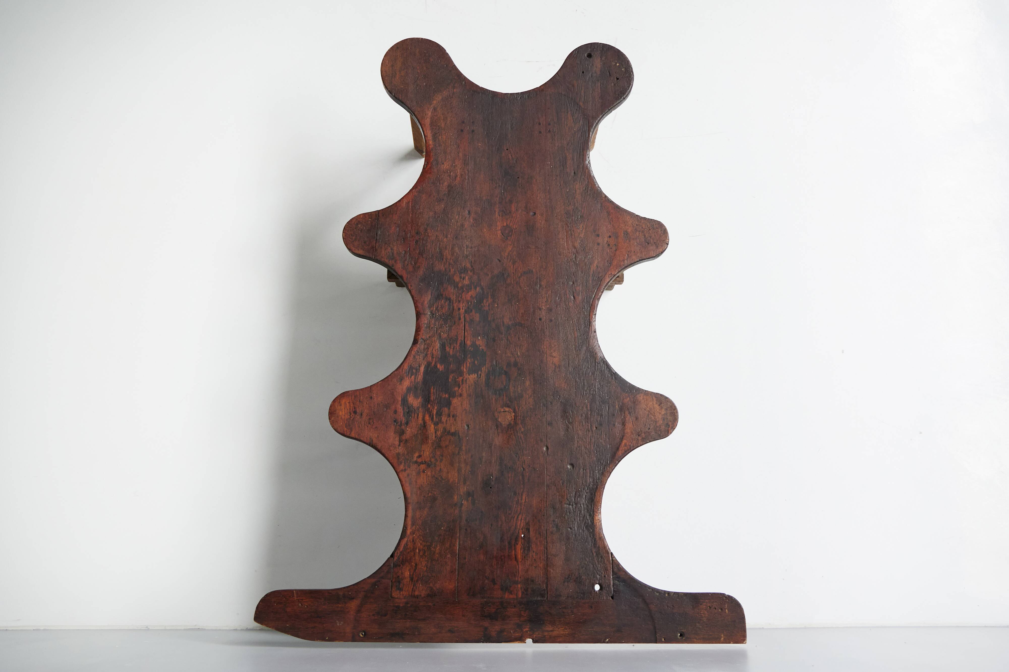 Table Organique Rustique De Forme Libre, France, Fin 19ème Siècle