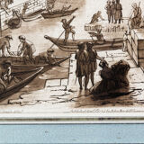 Pair of framed engravings, Claude Lorrain
