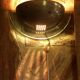 Pair of metal and plexiglass wall lights