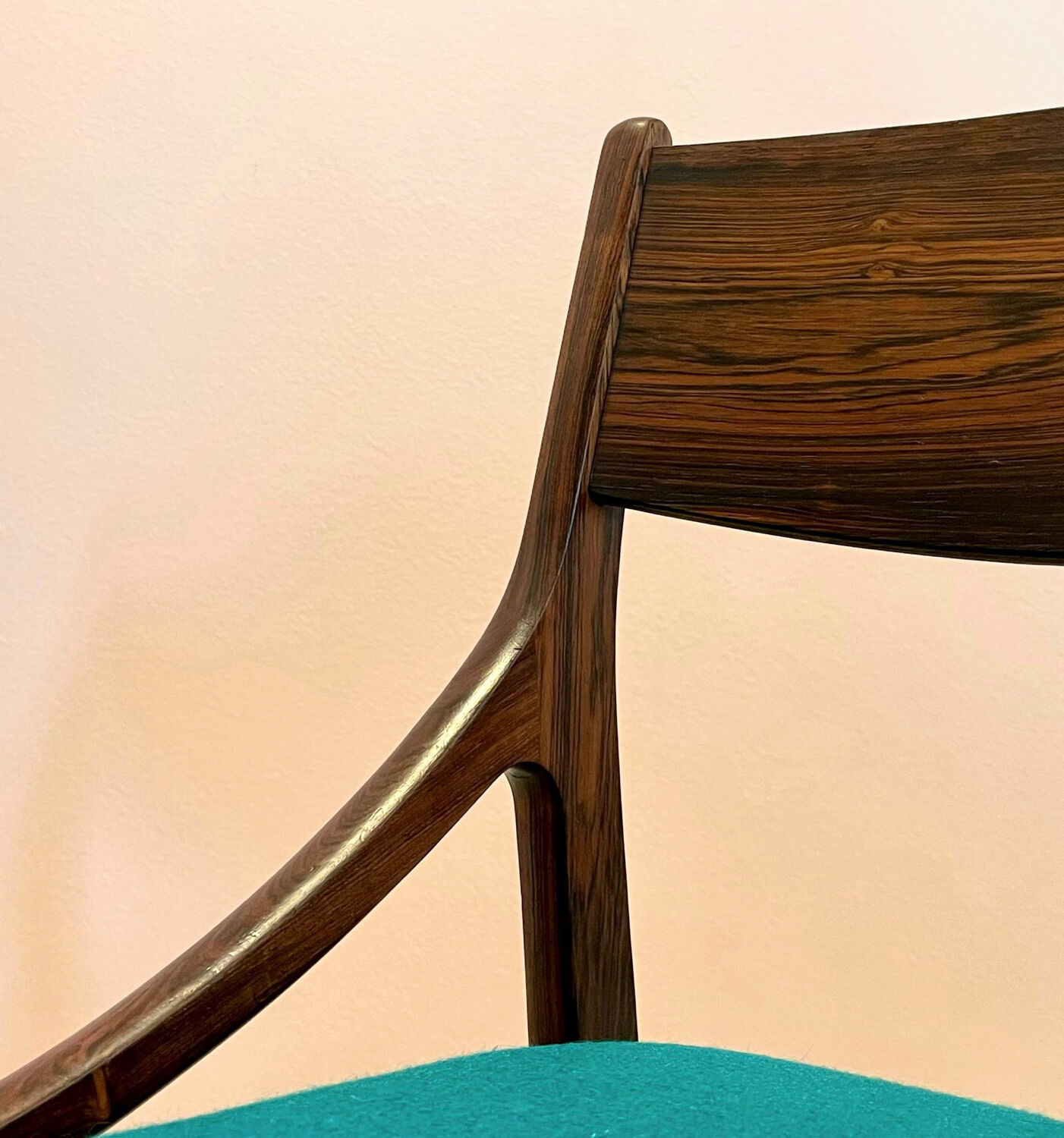 Dining chair in rosewood by Vestervig Eriksen Denmark 1960