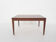 Table basse moderne scandinave de rectangle de bois de rose, années 60