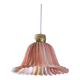 Suspension fleur rose