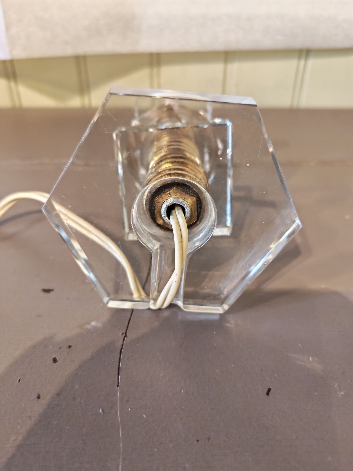 Art Deco style Adnet lamp base