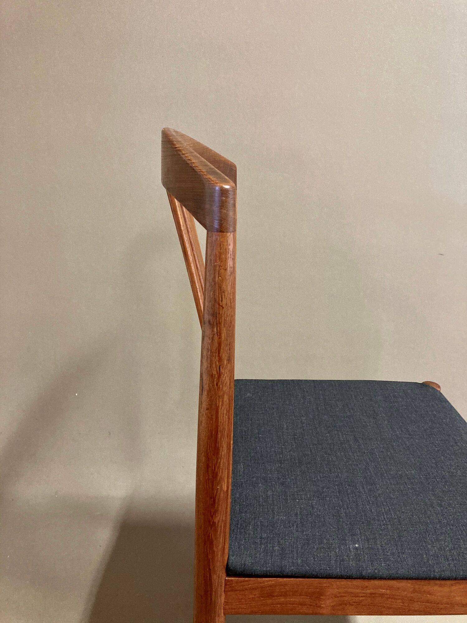 Set of 4 scandinavian chairs teak stamp Johansson Sweden 1950