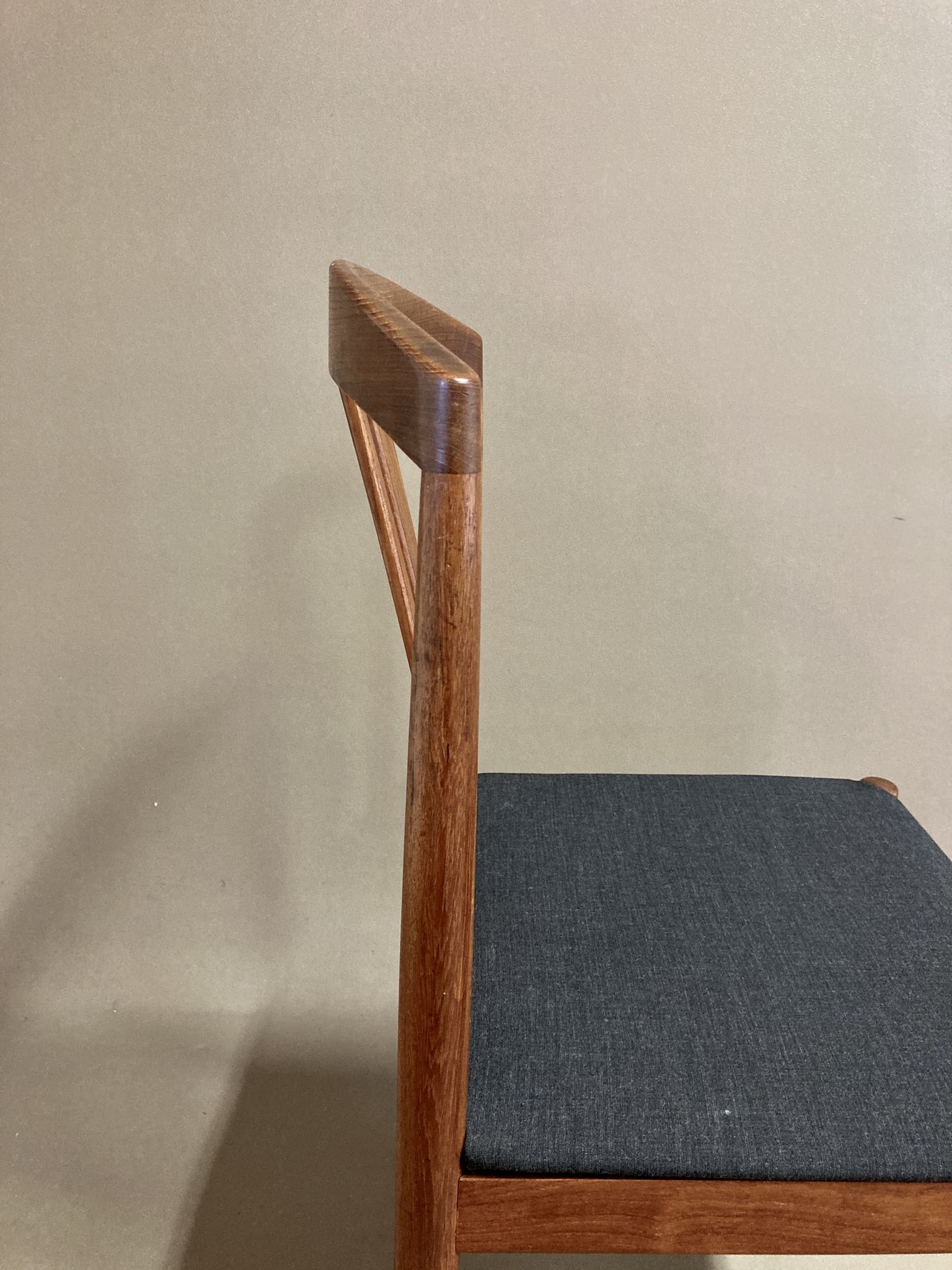 Set of 4 scandinavian chairs teak stamp Johansson Sweden 1950