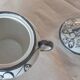 Coffee/tea service, glazed porcelain in Art Deco style, Saint Graal model.