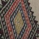 Vintage Turkish hallway rug 58x417 cm