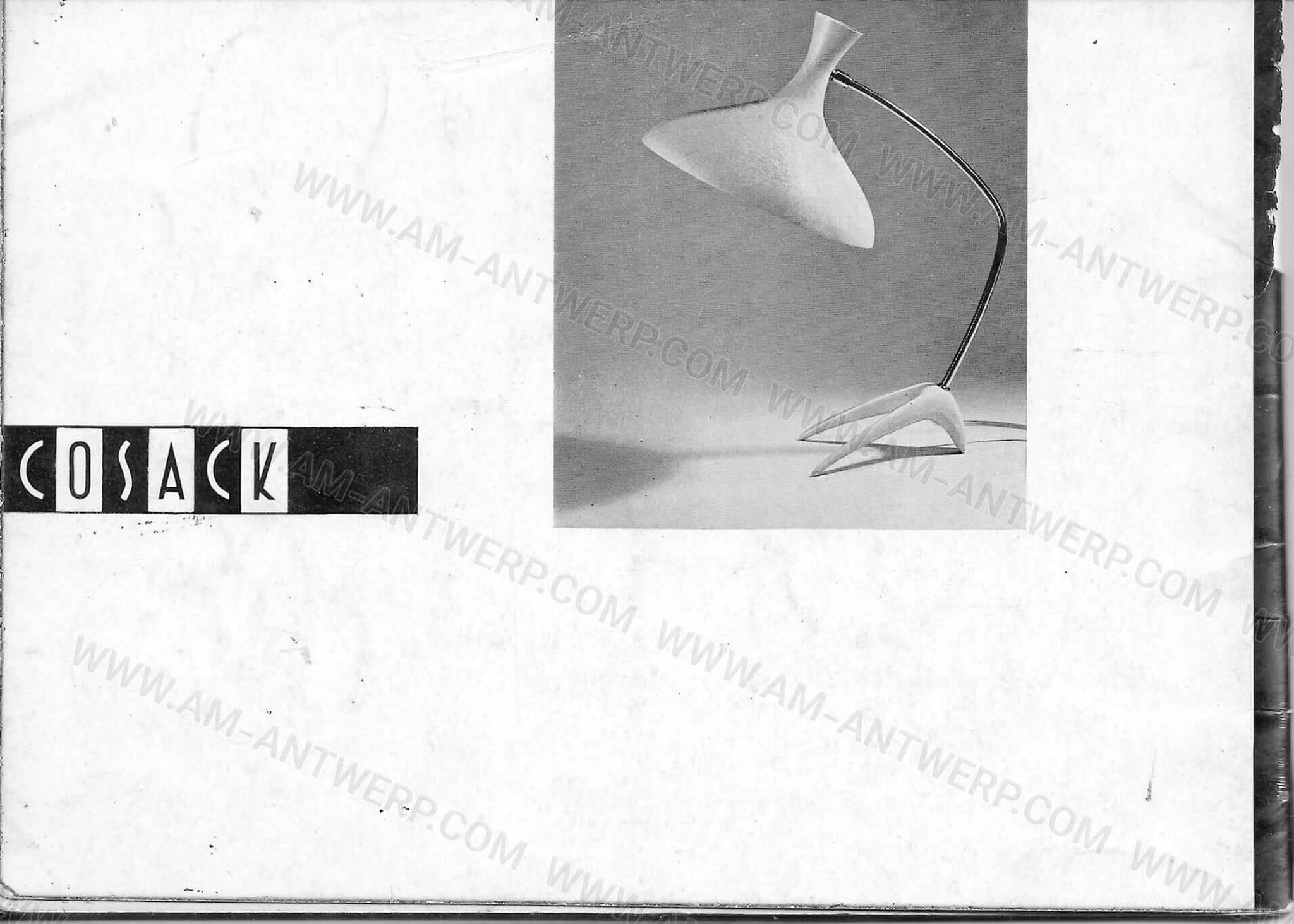 'Crowfoot' desk lamp by Karl-Heinz Kinsky